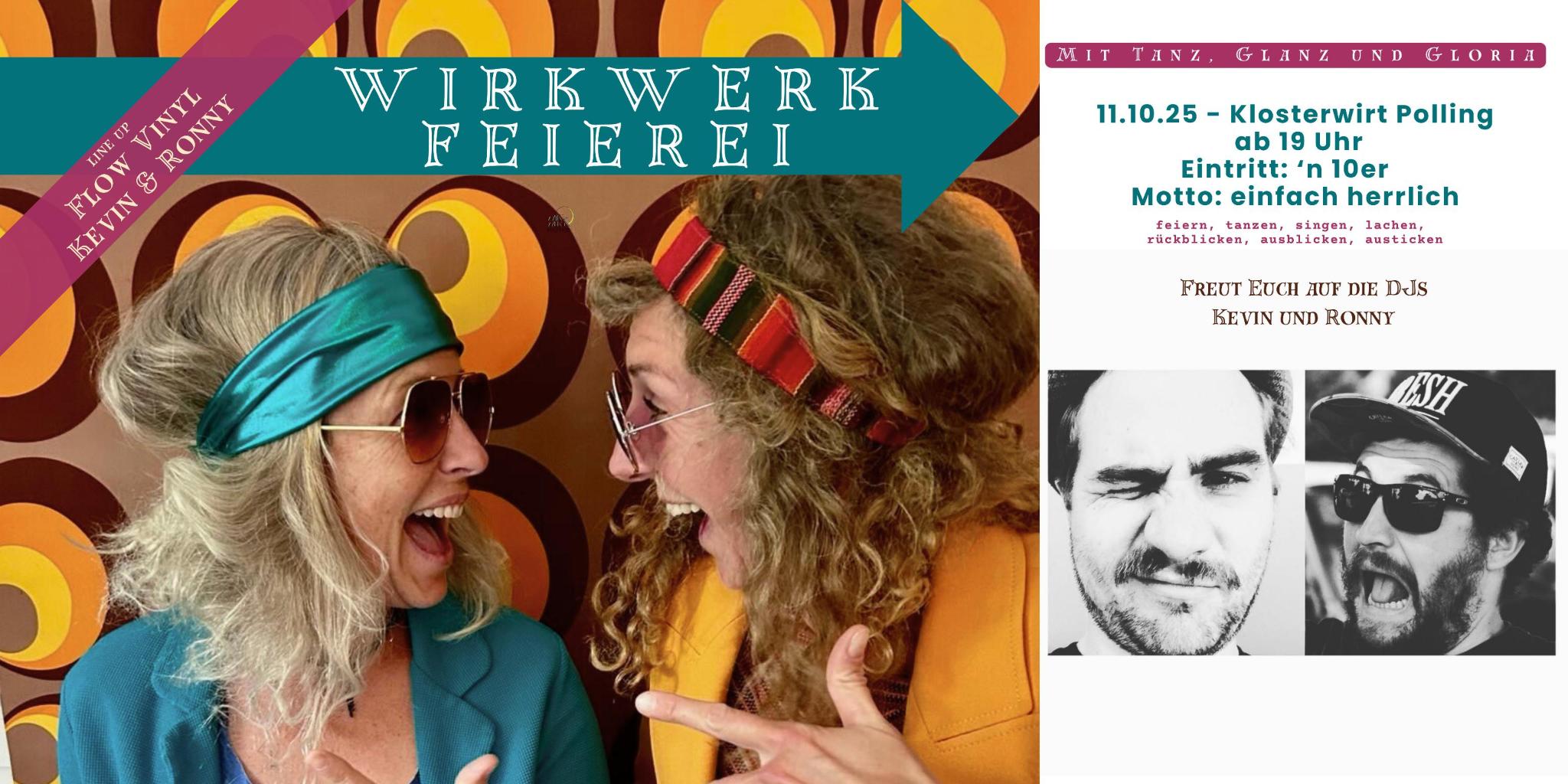 Flyer für die Wirkwerk-Jubiläumsparte am 11.10.2025