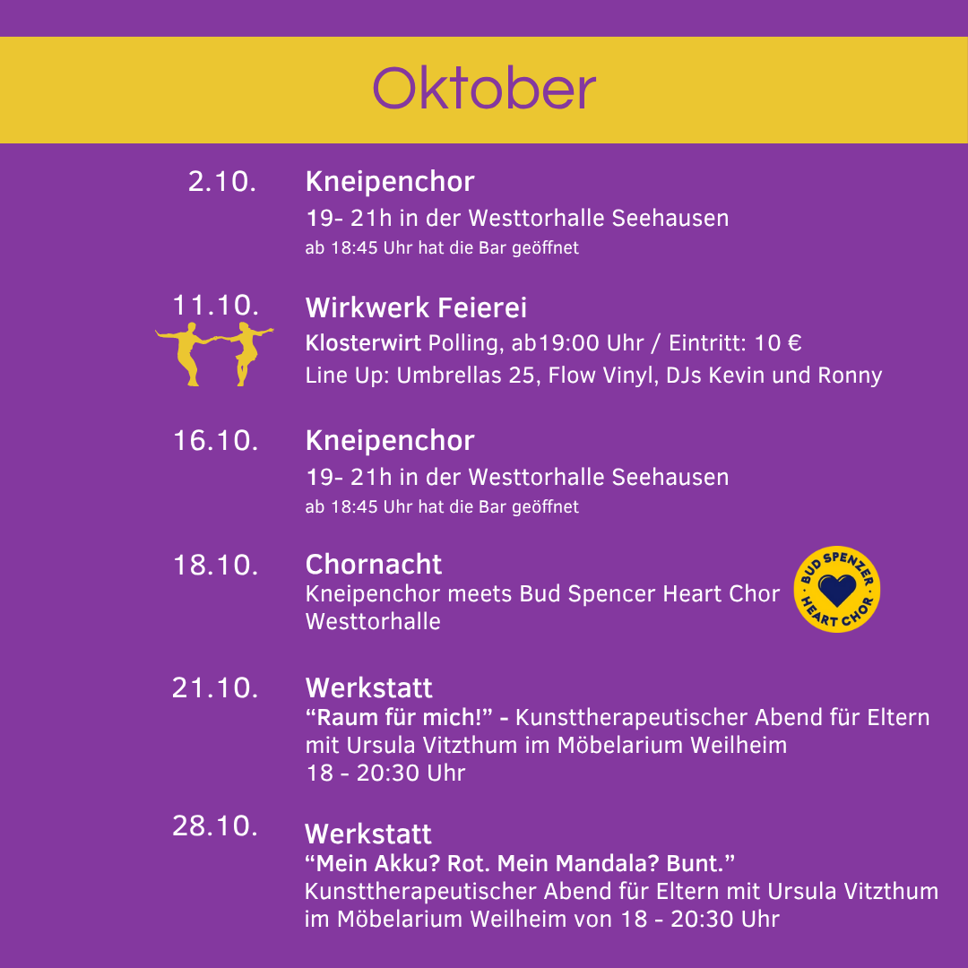 Programm Oktober 2025